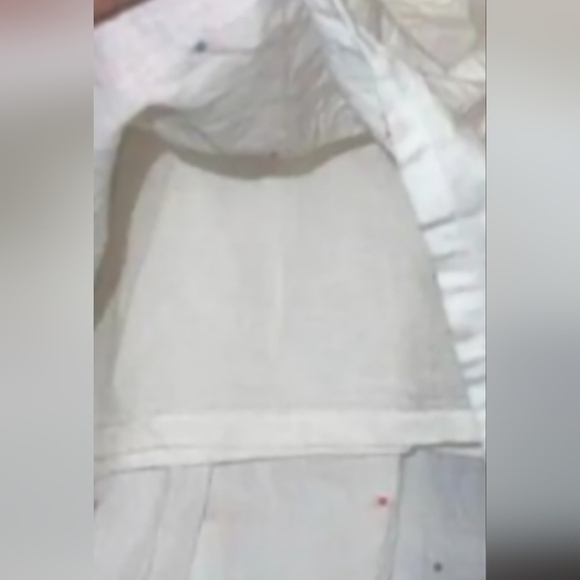 Sim‎ & Sam white with red and blue polka dot dress size Small - Picture 4 of 6